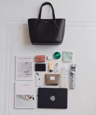 Tiaclasse 【安田美沙子さん　小倉優子さん着用】リボンデザイン通勤バッグ ブラック