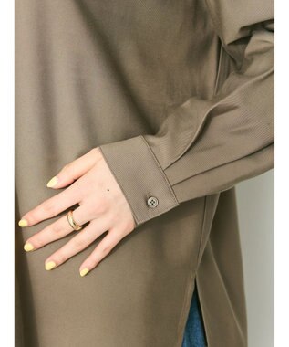 CRAFT STANDARD BOUTIQUE バックプリーツシャツ Khaki