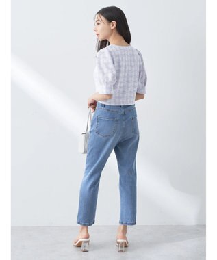 earth music&ecology ＳＥＴ２点　カットソーツィードアンサンブル Light Purple