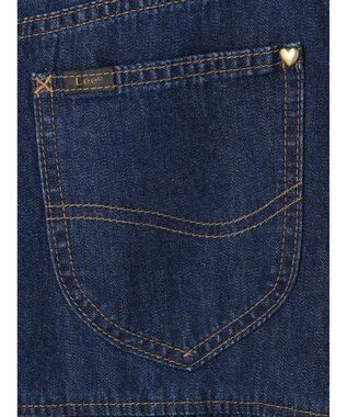 earth music&ecology Ｌｅｅ×ｅ．ｍ．ａ．ｅ．デニムフリルスカート Medium Indigo