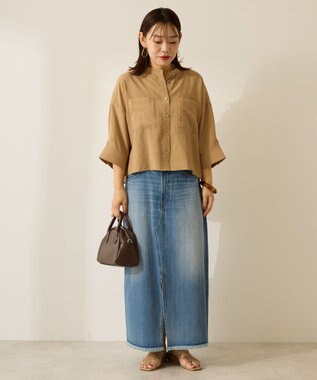 AMERICAN HOLIC デニムＡラインスカート Light Indigo