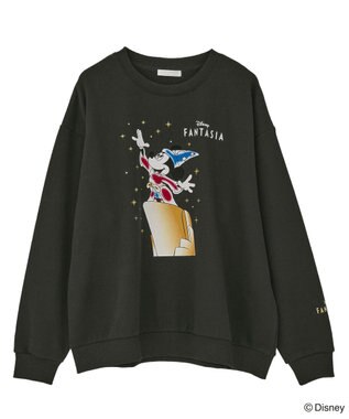 Green Parks ＦＡＮＴＡＳＩＡ／フロッキープリントスウェット Black