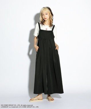 Green Parks ■ＬＯＶＥＢＯＡＴ　サロペットパンツ Black