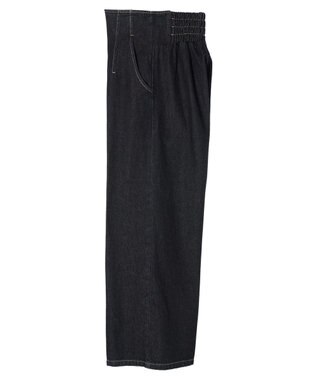 earth music&ecology フロントジップデニムパンツ Indigo