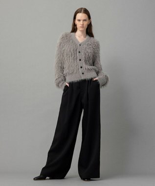 NAVE 【ReNAVE・洗える/UVカット】スパンポリエステル パンツ ブラック系