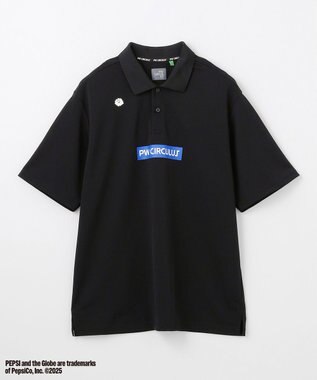 PW CIRCULUS 〈Pepsiコラボ〉【UNISEX】Pepsi GOLF Graphic ポロ ブラック系