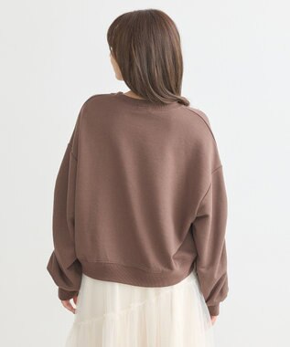 earth music&ecology ドロストスリーブスウェット Brown