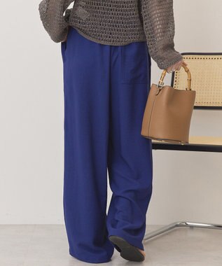 AMERICAN HOLIC 【マルチ機能】ベイカーリラックスパンツ Blue