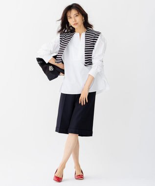 23区 L Armor-lux スムース カットソー ブラック×ホワイトボーダー