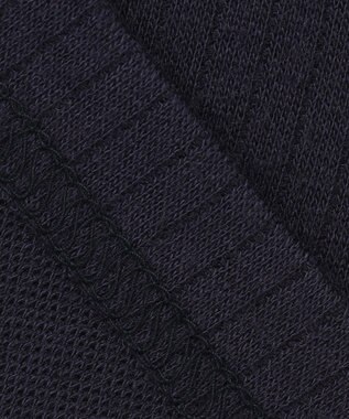 23区GOLF 【WOMEN】【WEB&一部店舗限定】針抜きクレリック 長袖シャツ ネイビー系