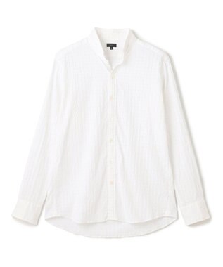 JOSEPH HOMME トリックジャガード　ウイングカラーシャツ ホワイト系