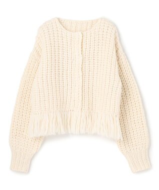 uncrave ハンドニット カーディガン オフ