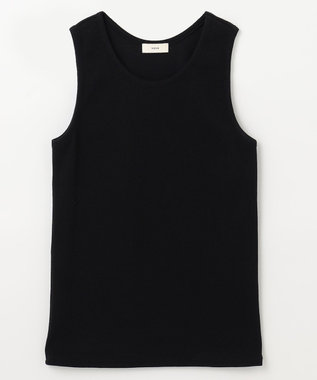 NAVE 【Nave　洗える】ベアテレコタンクトップ ブラック系