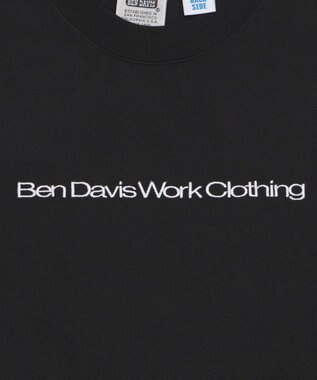 WEGO 【ユニセックス着用ITEM/SMLサイズ展開】別注BENDAVISクールタッチグラフィックT（SS） ブラック