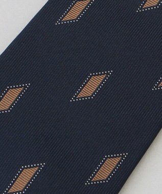 GOTAIRIKU GOTAIRIKU別注【日本製】シルク ネクタイ_ダイヤ柄 ネイビー系8