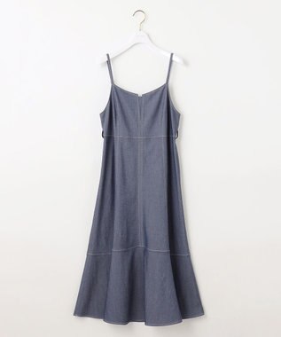 ANY SIS S 【洗える】ライトデニムライクシャンブレー キャミワンピ シャンブレー