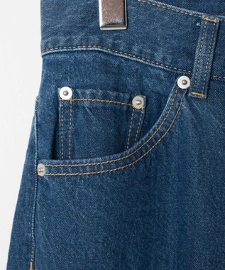 WEGO ヘビークラッシュローライズパンツ デニム中濃色