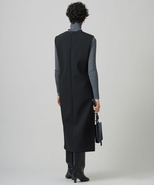 ICB L モスリンボンディング ジャンパースカート ブラック系