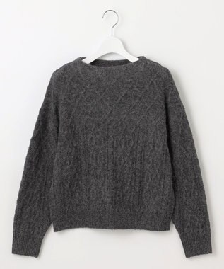 Feroux 【洗える】ケーブルアソート プルオーバーニット