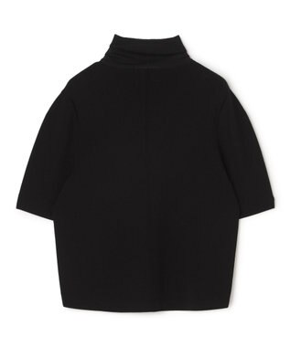 BEIGE， LAURA / ドライタッチ ストレッチショートスリーブニット Black