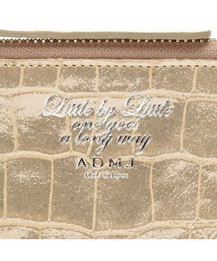 A.D.M.J. 【牛革】ヴィッテリグリシャムウェンディ　オーガナイザーパース ゴールド