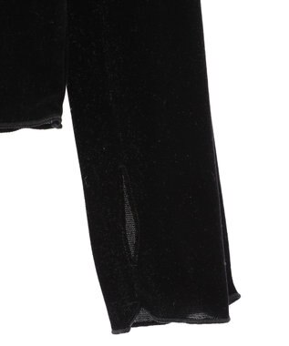 Green Parks シアーベロアプルオーバー Black