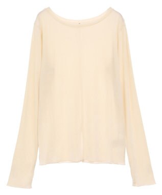 Green Parks シアーベロアプルオーバー White