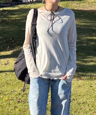 Green Parks シアーベロアプルオーバー Gray