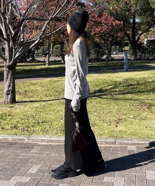 Green Parks シアーベロアプルオーバー Gray