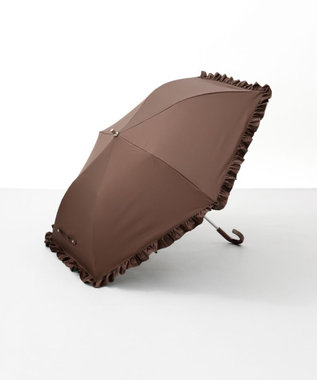 AURORA 【WEB限定】 フリル晴雨兼用傘（折りたたみ・トップフラット）