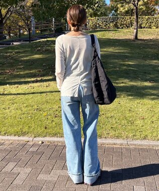 Green Parks シアーベロアプルオーバー Gray