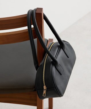 earth music&ecology ワイドボストンバッグ Black