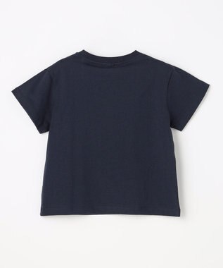 ANY KIDS 【洗濯機可能】サメプリント 半袖Tシャツ ネイビー