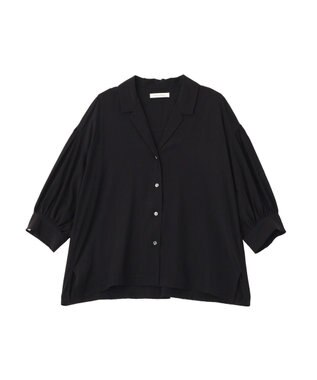 Green Parks 接触冷感シルキータッチローンオープンカラーシャツ