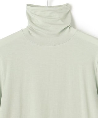 23区 【洗える】ベアタートル シアー カットソー スモーキーグリーン系