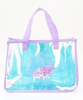 ANY KIDS オーロラ プール バッグ ラベンダー×シェル