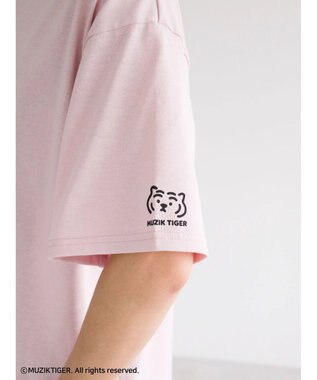 Green Parks ムジークタイガー／ＢＩＧ　ＣＡＴ　Ｔシャツ Pink