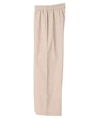 Green Parks 綿麻混イージーワイドパンツ Light Beige