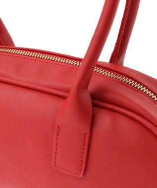 earth music&ecology ワイドボストンバッグ Red