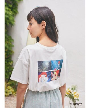 earth music&ecology リトル・マーメイド / プリントTee Off White