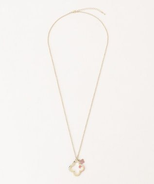 組曲 フラワーペンダントネックレス マルチカラー系