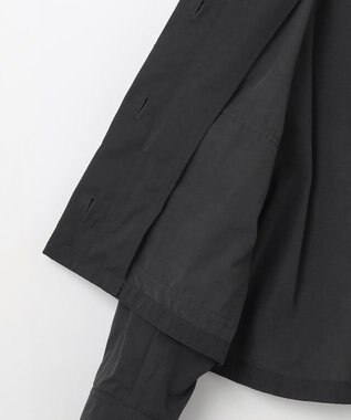 23区 【SLOW/一部店舗限定】ウォッシュドピーチタフタ ブルゾン グレー系