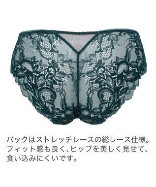BRADELIS New York 【BRADELIS New York】ナオミスタイルパンティ24A2 ミッドナイトブルー