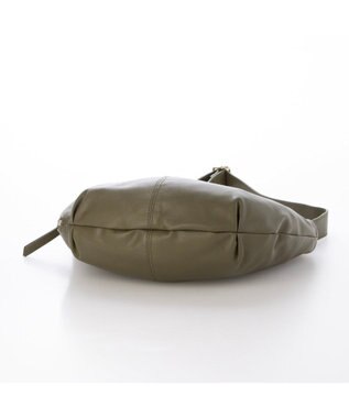 UNBILLION アトランタ ATLANTA / やぎ革軽量ハーフムーンショルダー カーキ