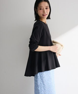 Green Parks ペプラムドッキングプルオーバー Black