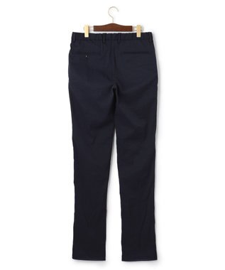 J.PRESS MEN メカニカルストレッチ ヘリンボンパンツ ネイビー系