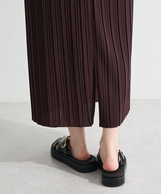 Green Parks プリーツスカート Brown