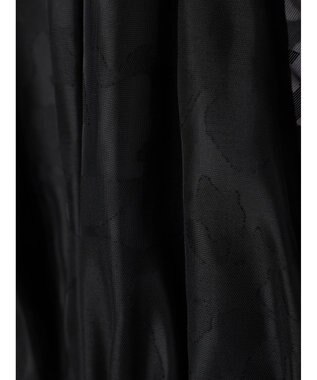 earth music&ecology 衿付きフラワーブラウス Black