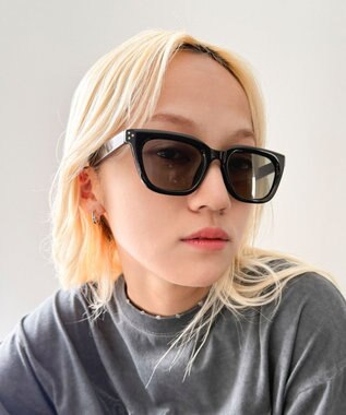 WEGO 【ユニセックス着用ITEM】カラーレンズウェリントン ブラックその他