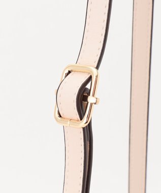 LA BAGAGERIE 【maison vert】 【超軽量・多収納】バイカラーリボンショルダーバッグ アイボリー